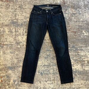 7 For All Mankind Gwenevere Dark Wash Jeans size 23